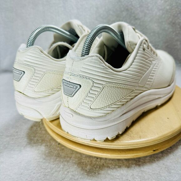Brooks Addiction Walker 2 Shoes Sneakers Women's Size 10 B White Leather - Picture 4 of 7